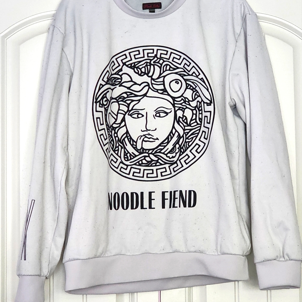 Pink City White Sweat Shirt